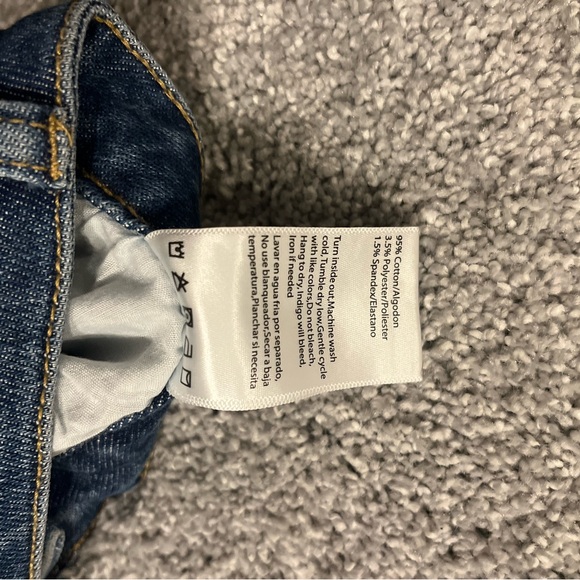 Abercrombie & Fitch Dark Blue Denim Jeans Size 25 NWT - Picture 7 of 7